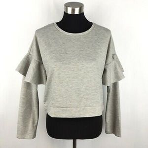 HP!💕Romeo+Juliet Couture Ruffled Sweatshir